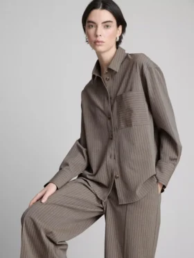 Camisas de rayas finas cepilladas