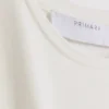 Camiseta ajustada con mangas casquillo