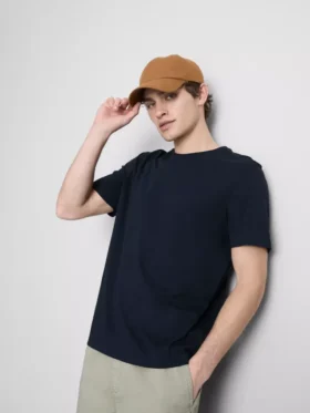 Camiseta básica de corte recto