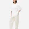 Camiseta básica de jersey oversize