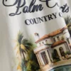 Camiseta con cuello redondo «Palm Courts»