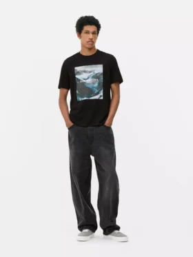 Camiseta con estampado de los Dolomitas