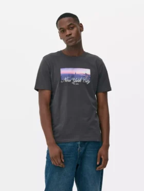 Camiseta con estampado de Nueva York