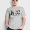 Camiseta con estampado de Nueva York