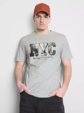 Camiseta con estampado de Nueva York