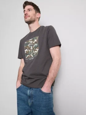 Camiseta con estampado del Monte Everest