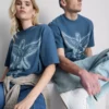 Camiseta con estampado del ángel de Nirvana