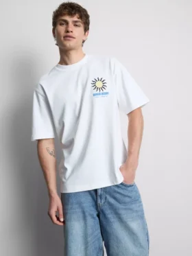 Camiseta con estampado «Dorado Desert»