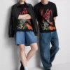 Camiseta con estampado gráfico de Korn