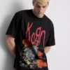Camiseta con estampado gráfico de Korn