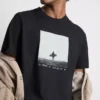 Camiseta con estampado gráfico de surfista