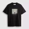 Camiseta con estampado gráfico de surfista