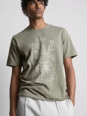 Camiseta con estampado «Paris»