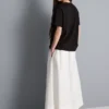 Camiseta con inserción de encaje