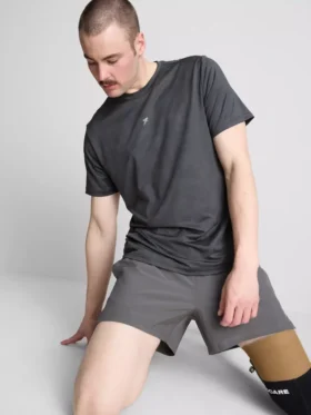 Camiseta con textura deportiva