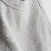 Camiseta corta acanalada sin costuras