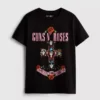 Camiseta de algodón con el álbum «Music» de Guns N’ Roses