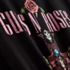 Camiseta de algodón con el álbum «Music» de Guns N’ Roses