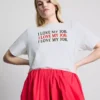 Camiseta de algodón con eslogan «El diablo viste de Prada»