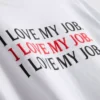 Camiseta de algodón con eslogan «El diablo viste de Prada»