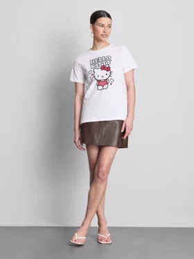 Camiseta de algodón con estampado de Hello Kitty
