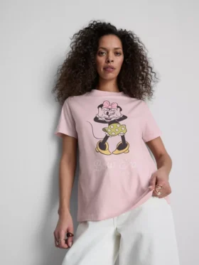 Camiseta de algodón con estampado de Minnie Mouse de Disney