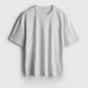 Camiseta de algodón de corte holgado