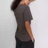Camiseta de algodón de manga corta con estampado en pantalones cortos
