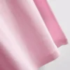 Camiseta de algodón estampada con cuello redondo