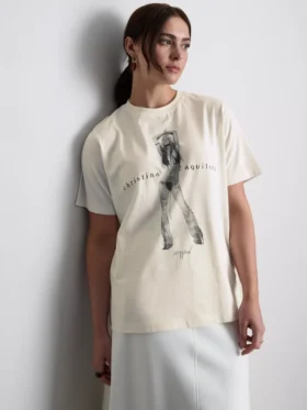 Camiseta de algodón «Music» de Christina Aguilera
