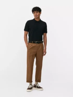 Camiseta de algodón tipo polo de piqué