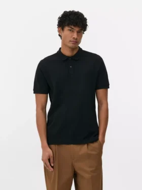 Camiseta de algodón tipo polo de piqué
