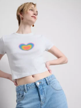 Camiseta de bebé «Pride Heart» con alto contenido en algodón