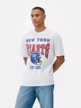 Camiseta de cuello redondo de los New York Giants
