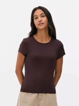 Camiseta de cuello redondo «segunda piel»