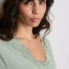 Camiseta de dormir holgada con alto contenido en modal