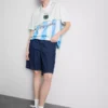 Camiseta de fútbol argentina con cuello