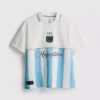 Camiseta de fútbol argentina con cuello