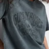 Camiseta de Guns N’ Roses con ribete de encaje