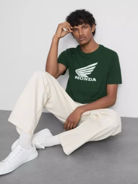 Camiseta de manga corta con el logotipo de Honda