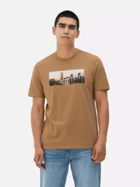 Camiseta de manga corta con foto