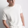 Camiseta de manga corta con textura