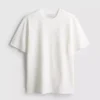 Camiseta de manga corta con textura