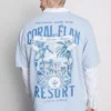 Camiseta de manga corta Coral Resort Pantalones Cortos