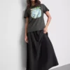 Camiseta de Nirvana de algodón desgastado