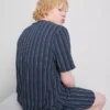 Camiseta de pijama a rayas