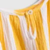 Camiseta de pijama a rayas con volantes «Love to Lounge»