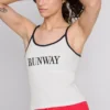 Camiseta de pijama acanalada «El diablo viste de Prada»