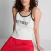 Camiseta de pijama acanalada «El diablo viste de Prada»