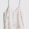 Camiseta de pijama con estampado floral